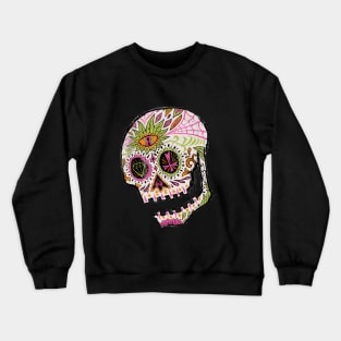 Day of the Dead Skull Crewneck Sweatshirt